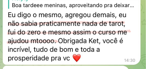 Depoimento aluna