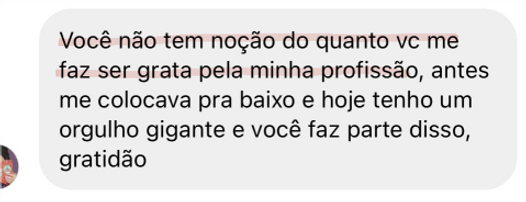 Depoimento aluna